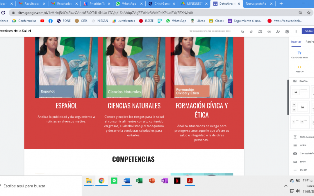 Miniquest: estrategia integradora de contenidos curriculares.