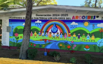 ¡Cuidando el agua con todos los colores del arco-iris!
